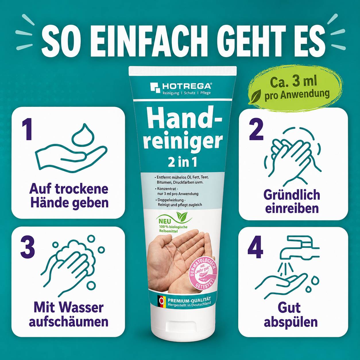 HOTREGA Handreiniger 2in1 Sets - Menge:2