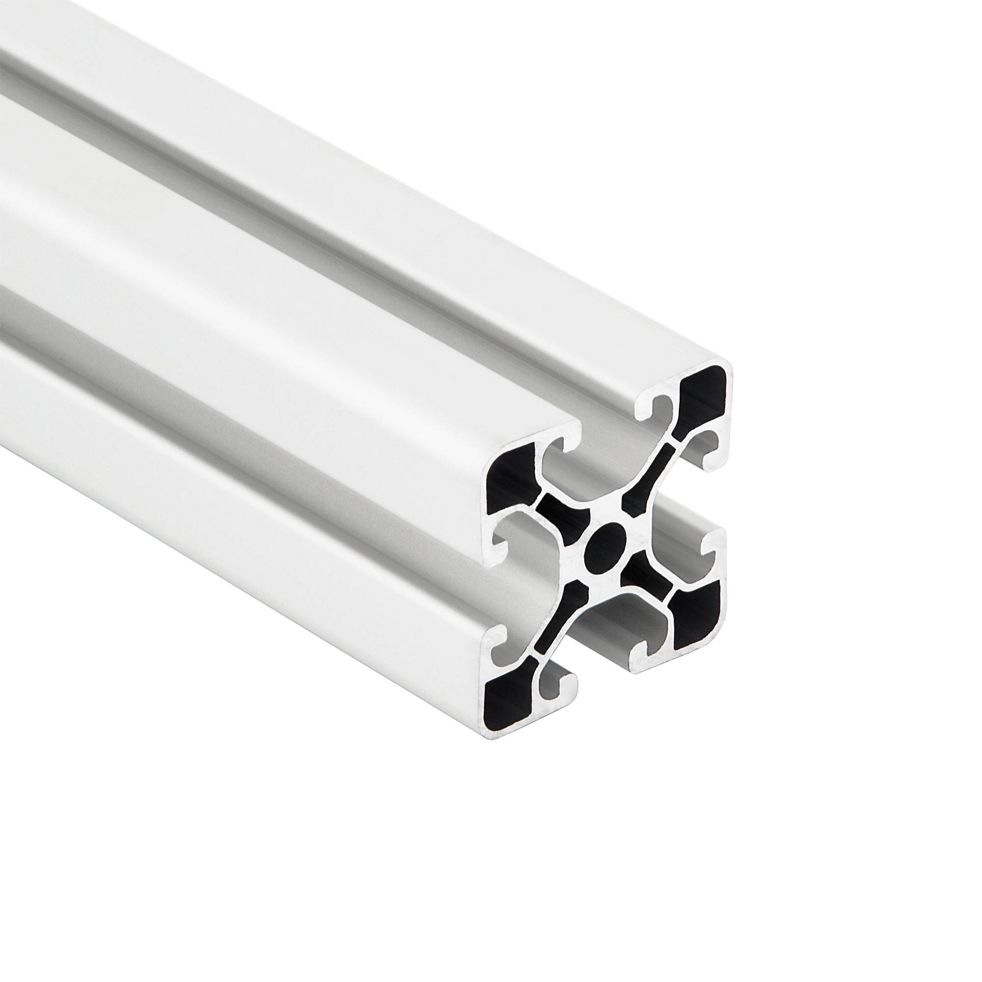 SCHMIDT systemprofile Aluprofil 40x40 mm Nut 8 Typ I - 2000 mm - Aluminiumprofil Weiß pulverbeschichtet, Strebenprofil 4040, Konstruktionsprofil für