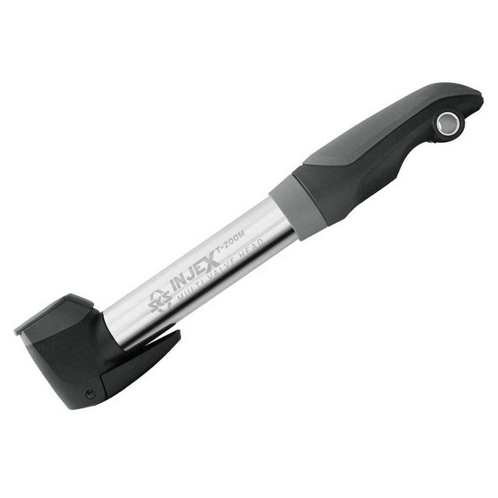 SKS 11017 Minipumpe Injex T-Zoom 256mm, Multi Valve Head, silber/schwarz