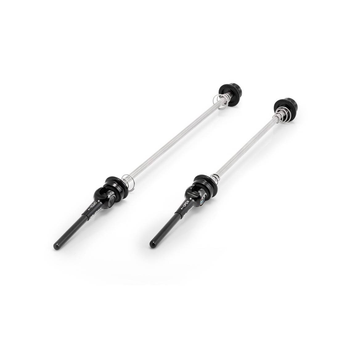 XLC Pro SL Road Schnellspanner QR-L04, für Rennrad-Laufräder 110/130 mm, schwarz (1 Paar)