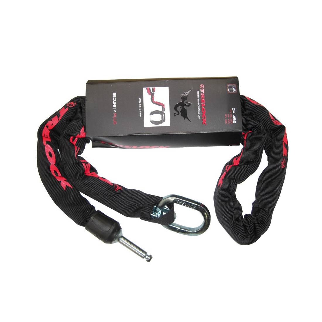 Trelock 8002876 Einsteckkette 140cm, Ø 8mm ZR 455, für RS350/450, schwarz