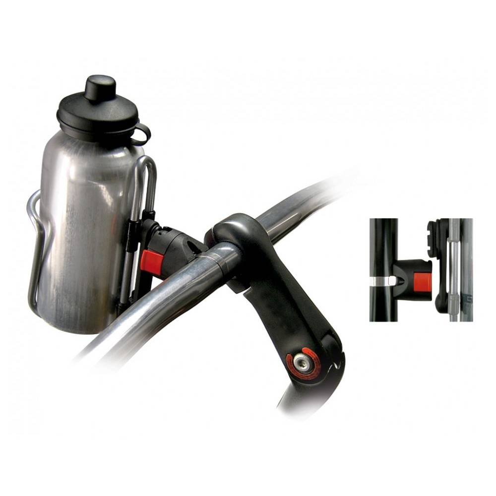 KLICKfix 1650 Bottle Klick inkl. Miniadapter, schwarz