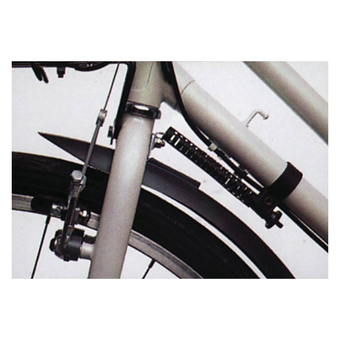 Hebie 0695 UNI E Lenkungsdämpfer Oversize 28mm - 62mm für Federg, schwarz