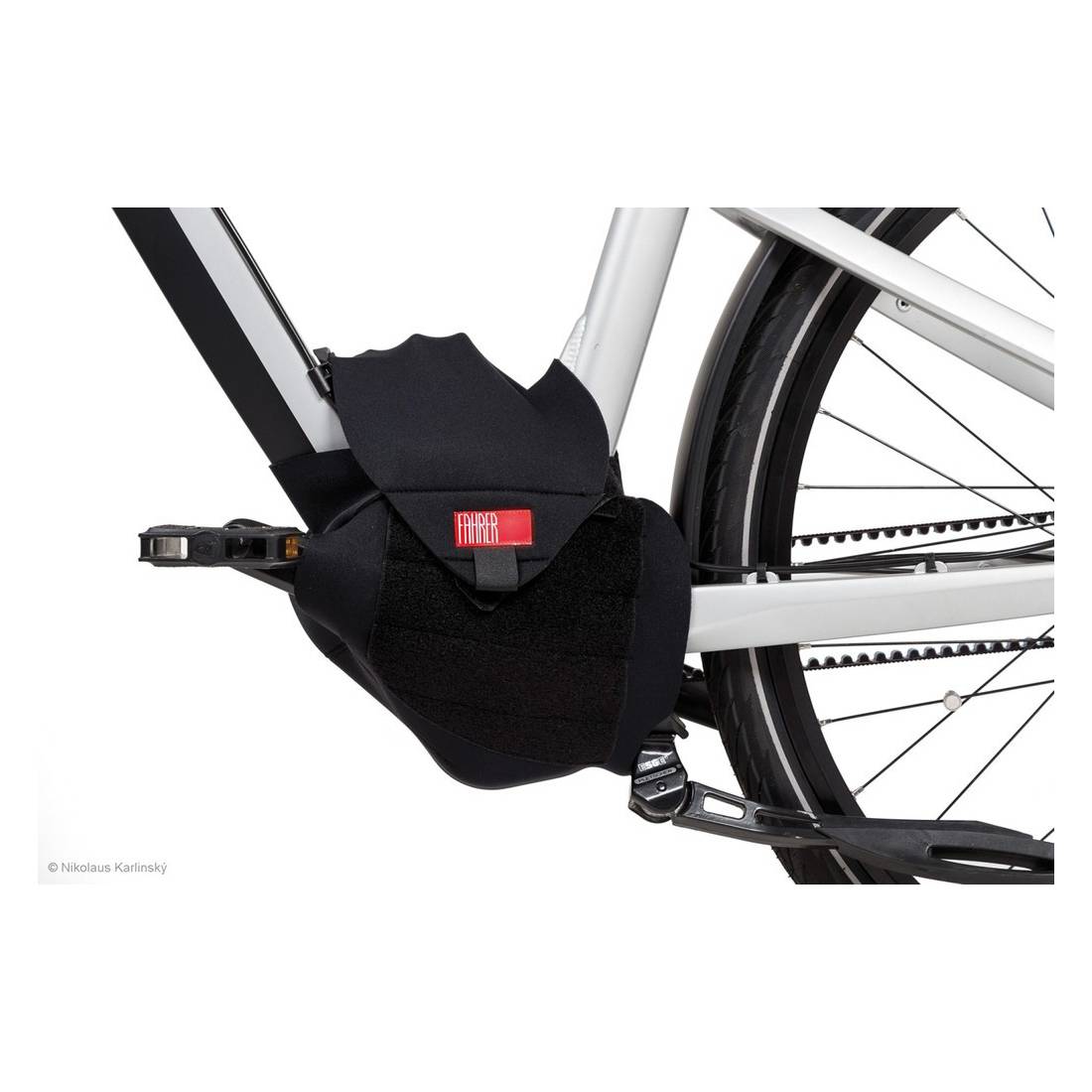 FAHRER MCR-P Antriebsschutz E-Bike Universal 2016, Pedelec Mittelmotor Schutz, schwarz