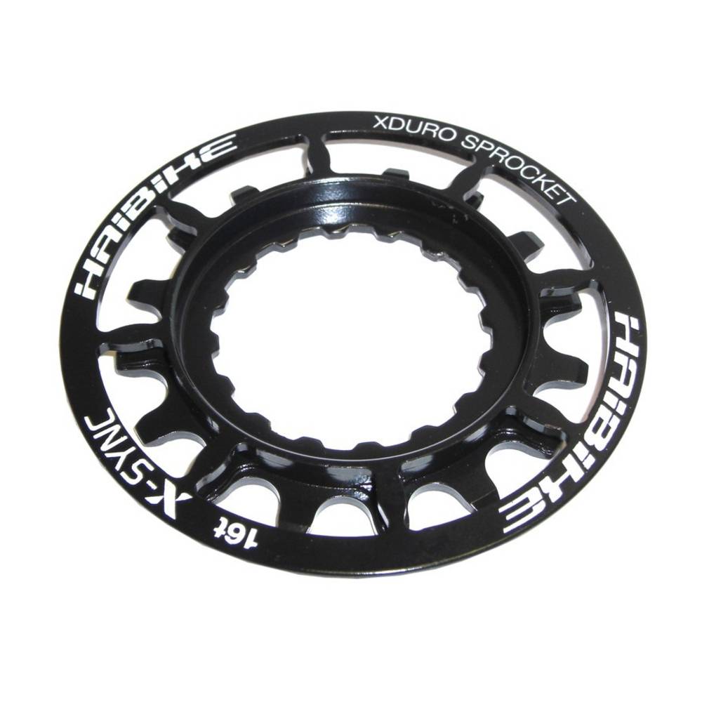 Miranda Sprocket 16 Teeth, Steel black Kettenschutzring/Kombi E-Bike für Xduro 2014,16 Zähne, X-Sync,Haibike, schwarz