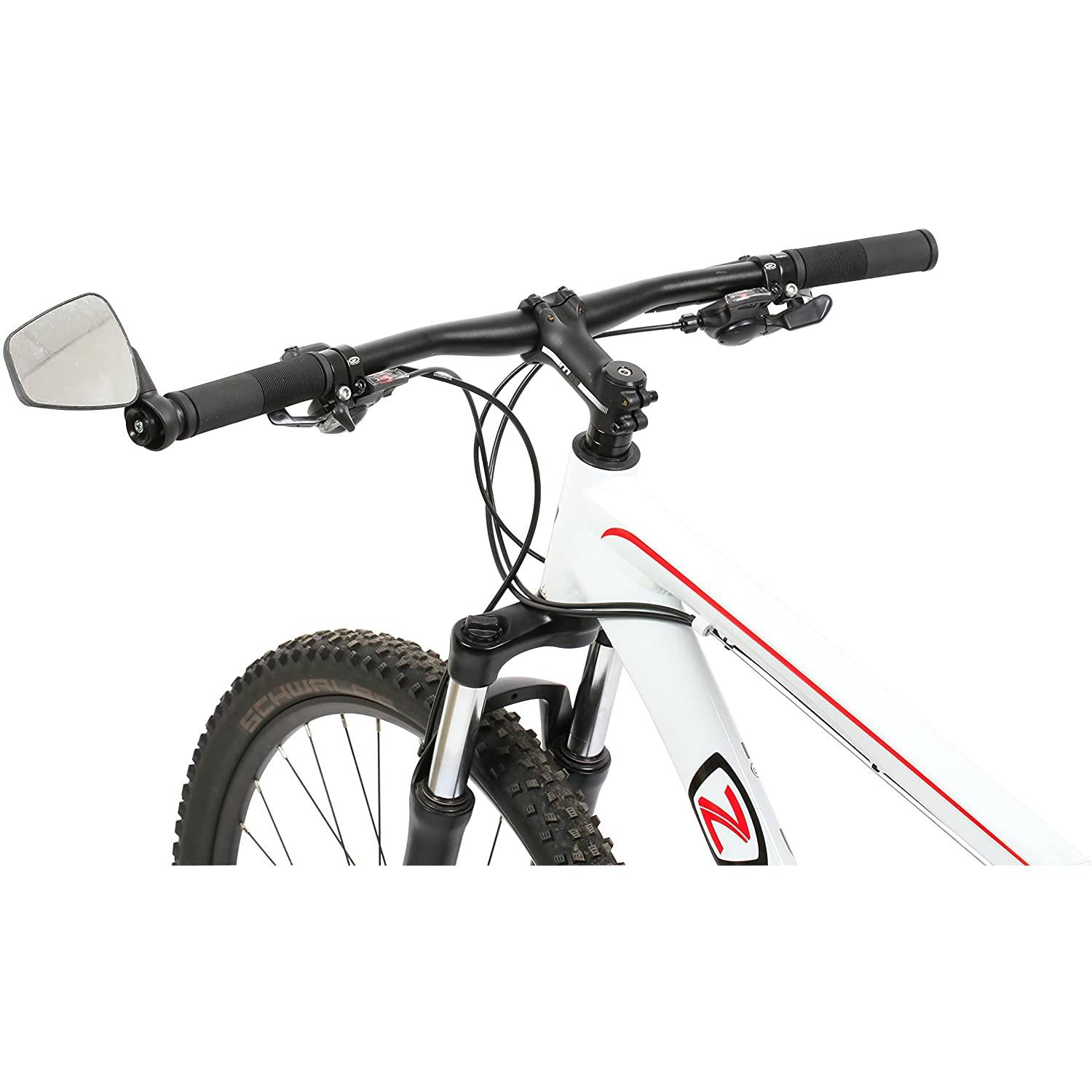 Zéfal 4770L Dooback II Fahrradspiegel für Lenker Innenklemmung links, schwarz