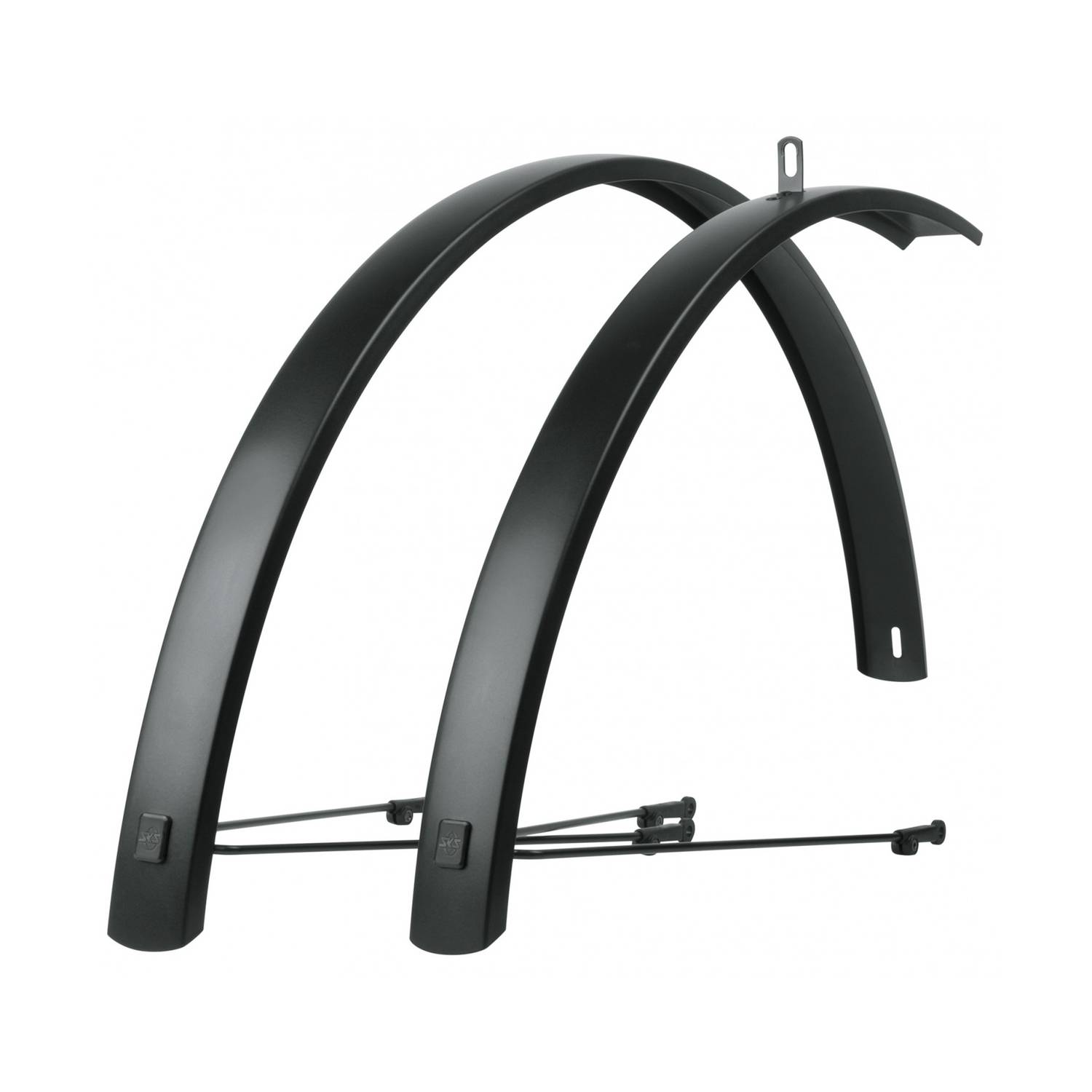 SKS 11494 Trekkingbleche 28" EDGE AL 46 mm, Alu Reifenbreite 42 mm, schwarz matt (1 Set)