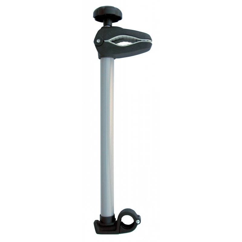 Peruzzo Rahmen-Haltearm 3-D lang für 3. Rad für Peruzzo Träger, Länge 40 cm, schwarz/silber