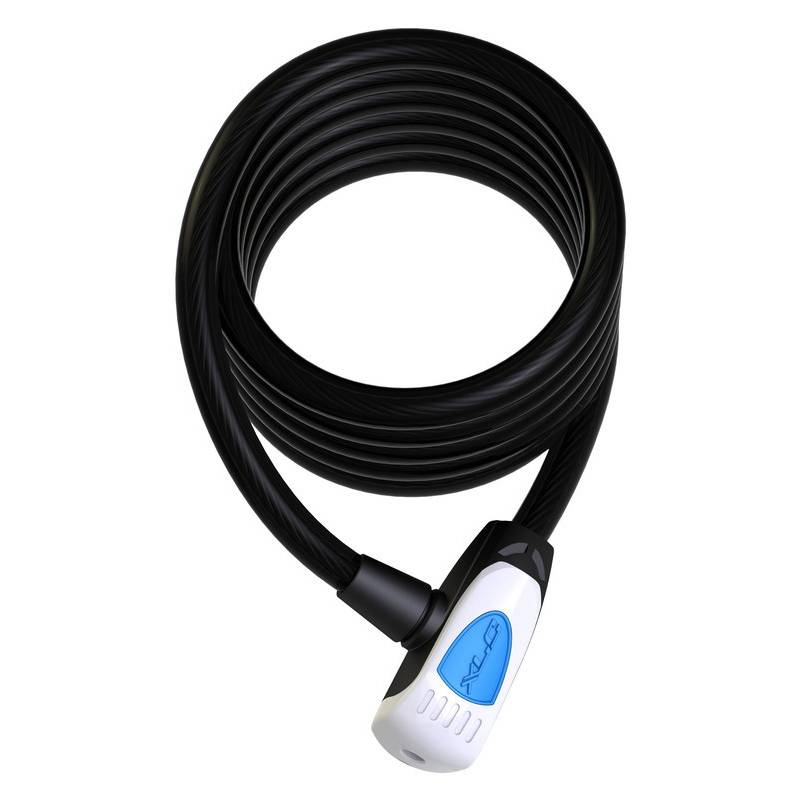 XLC Spiralkabelschloss Al Capone III Ø 12mm/1850mm, schwarz