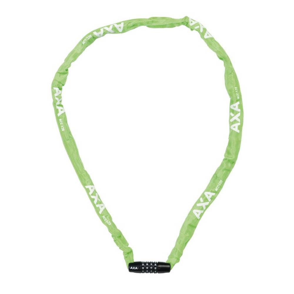 AXA 59540495SS Kettenschloss Rigid RCC 120, Länge 120 cm, grün