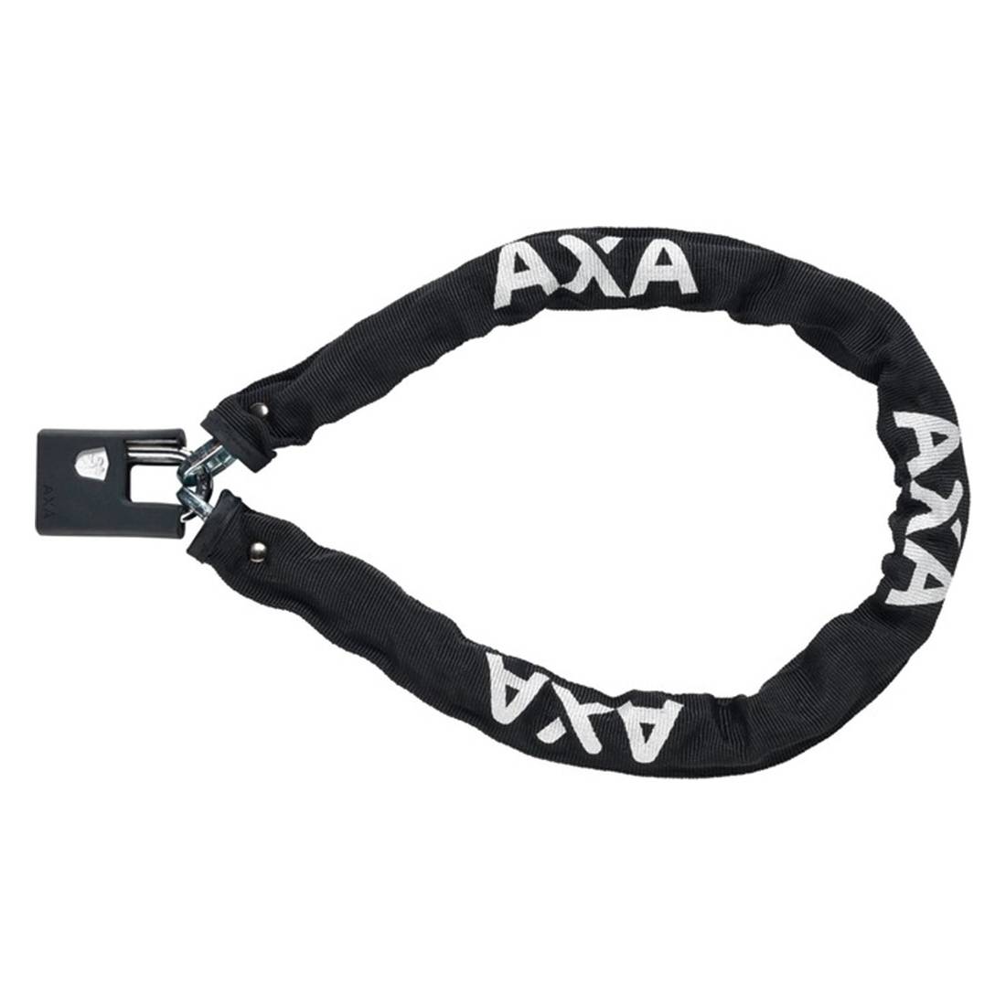 AXA 59003095SS Kettenschloss Clinch CH105 Plus Länge 105cm, Stärke 7,5mm, schwarz