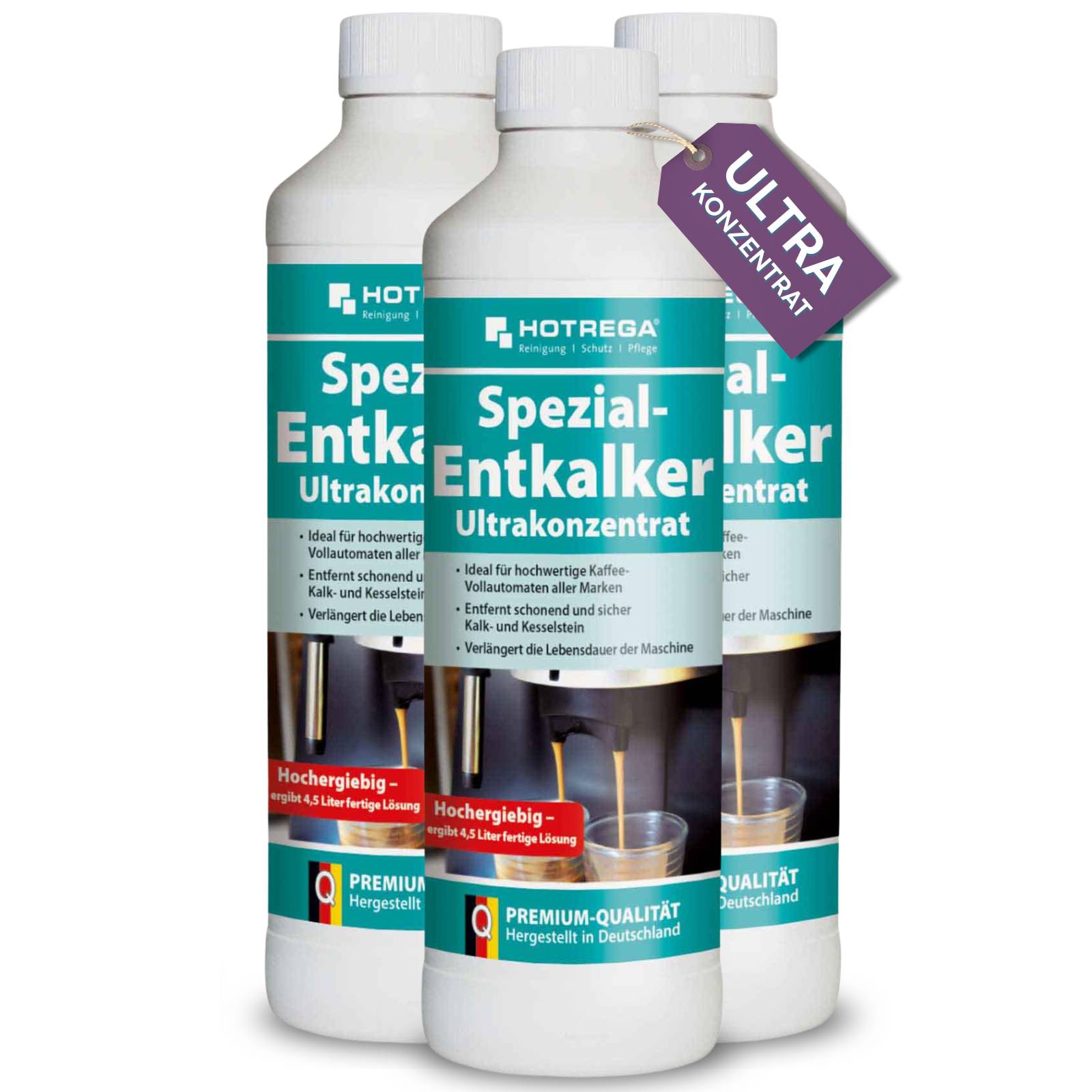 HOTREGA Spezial Entkalker Ultrakonzentrat Sets - Menge:3