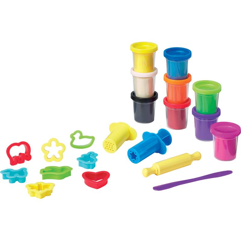 Maped Creativ Spielknete-Set mit Knetzubehör, 21-teilig