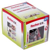 fischer DUOPOWER 10 x 80 - Mauerziegel - Beton - Schaumbeton - Gypsum fibre boar