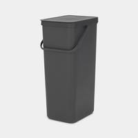Brabantia SORT & GO RECYCLE BIN, 40 l, Rechteckig, Grau, 267 mm, 341 mm, 620 mm