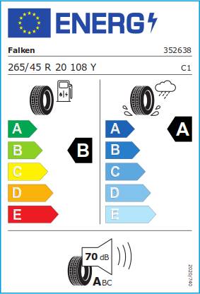 Falken AZENIS FK520 ( 265/45 R20 108Y XL NBLK )