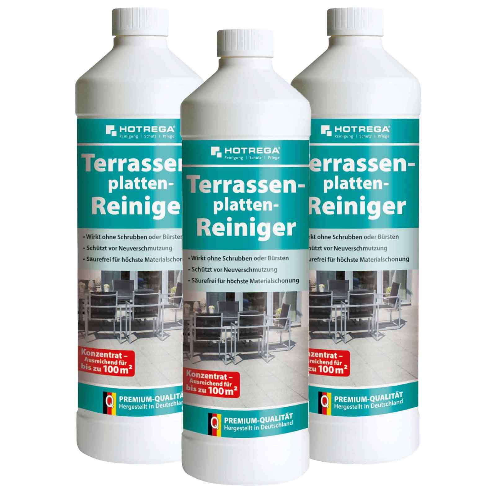 HOTREGA Terrassenplatten Reiniger Konzentrat Sets - Menge:3