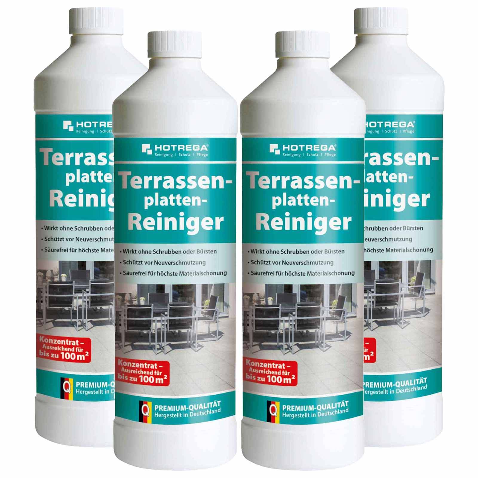 HOTREGA Terrassenplatten Reiniger Konzentrat Sets - Menge:4