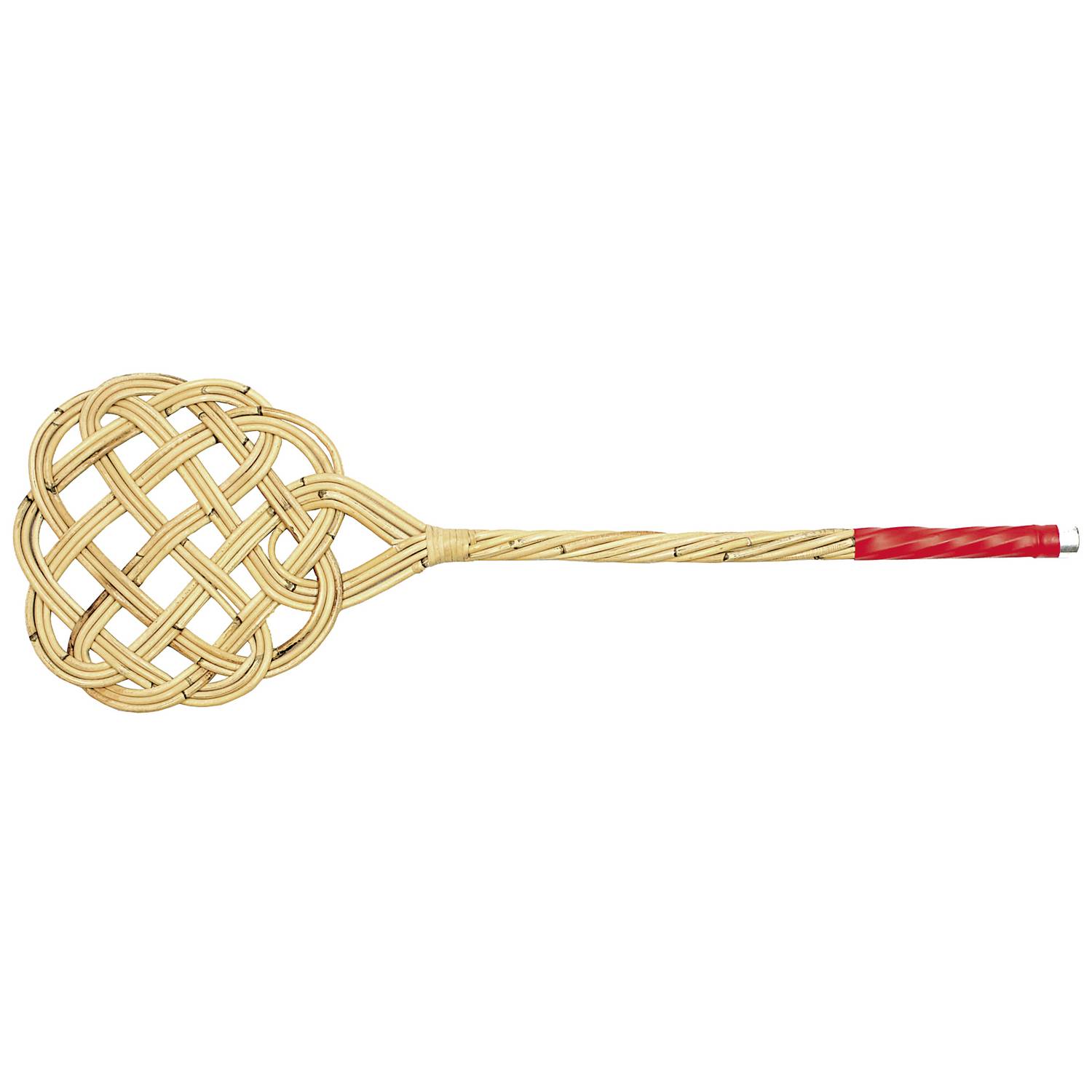 Teppichklopfer mit Handschutz Rattangeflecht, extra stabil, mit Metallkapsel L ca. 80 cm, natur