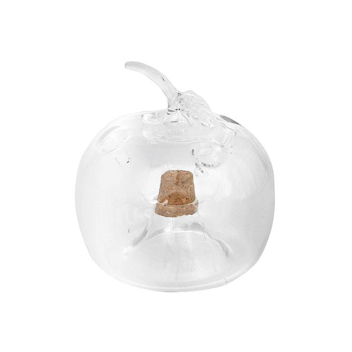 Esschert Design EG 20 Fruchtfliegenfalle "Apfel", Glas, 9,4 x 9,4x 9,5 cm, klar