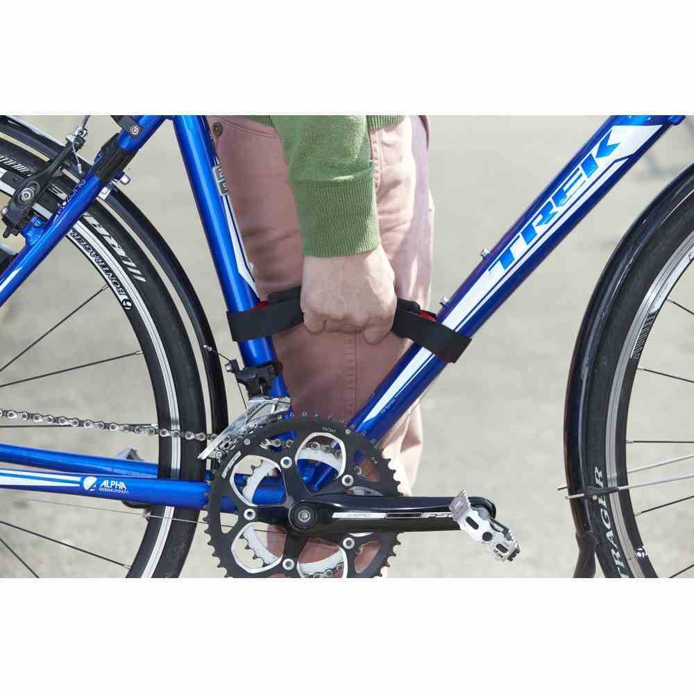 Mottez A133Q Transportgriff für Fahrräder, schwarz/rot