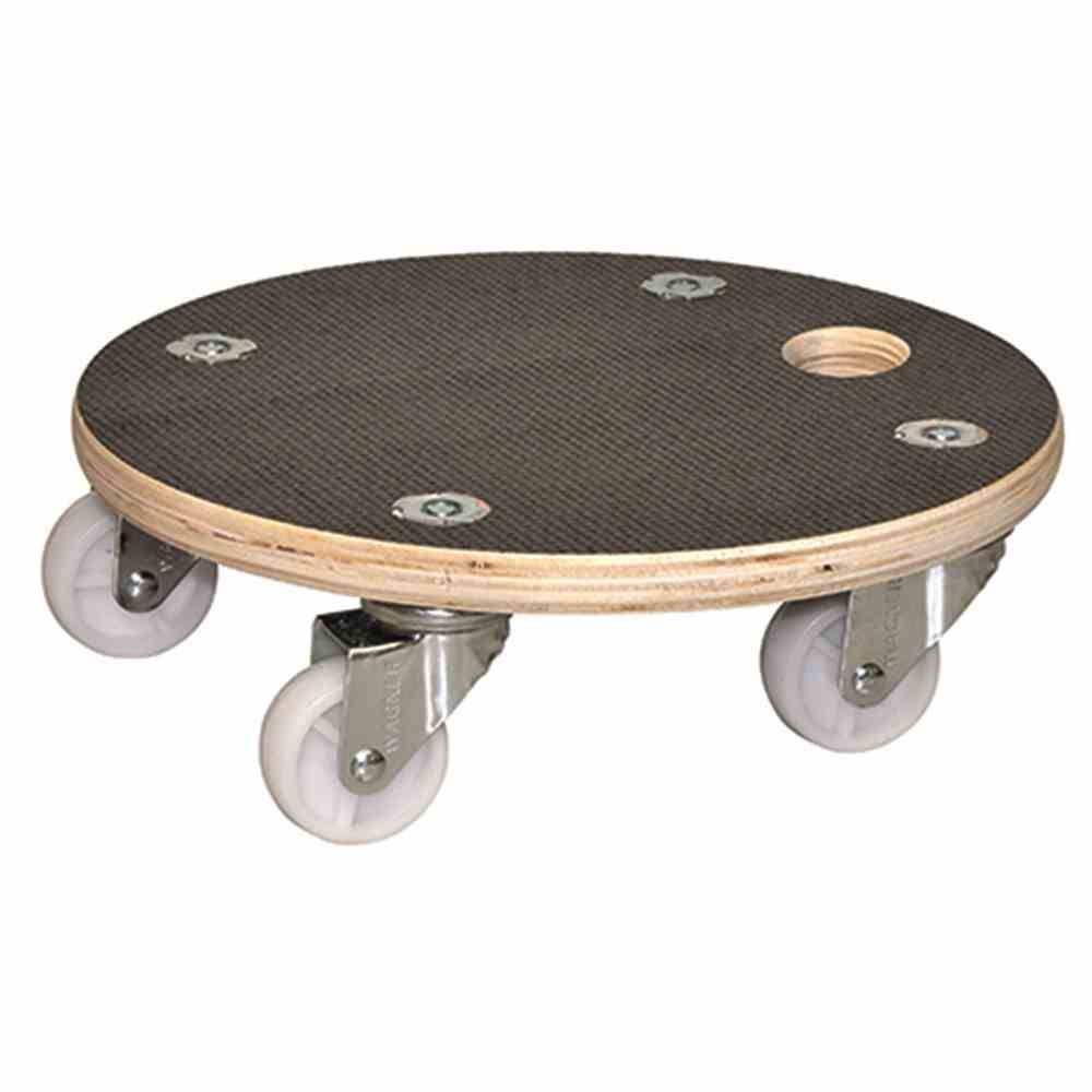 Wagner 201-35101 Multiroller MaxiGrip Apparaterolle 200kg rund Ø 29 cm, H 8,6 cm, dunkelbraun/natur/grau