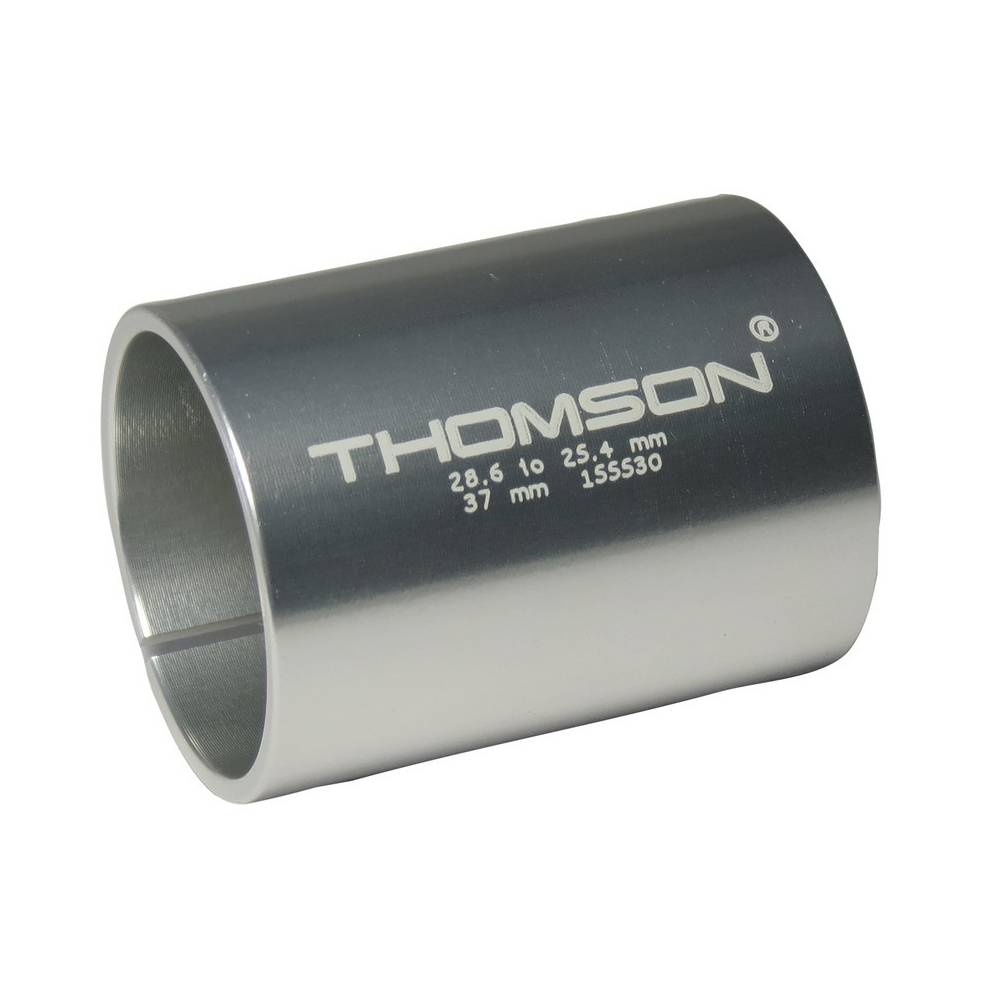 THOMSON SM-A005 Reduzierhülse 37mm für A-Head Vorbau 1.1/8" auf 1" Gabel, silber
