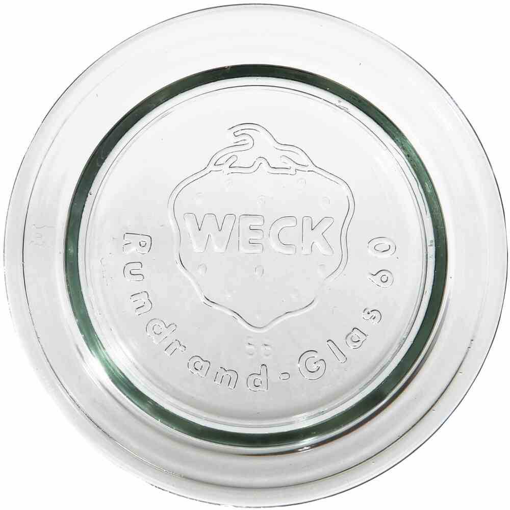 WECK 401-1162807914 Ersatzdeckel für Rundrand-Glas, Ø 60 mm, klar