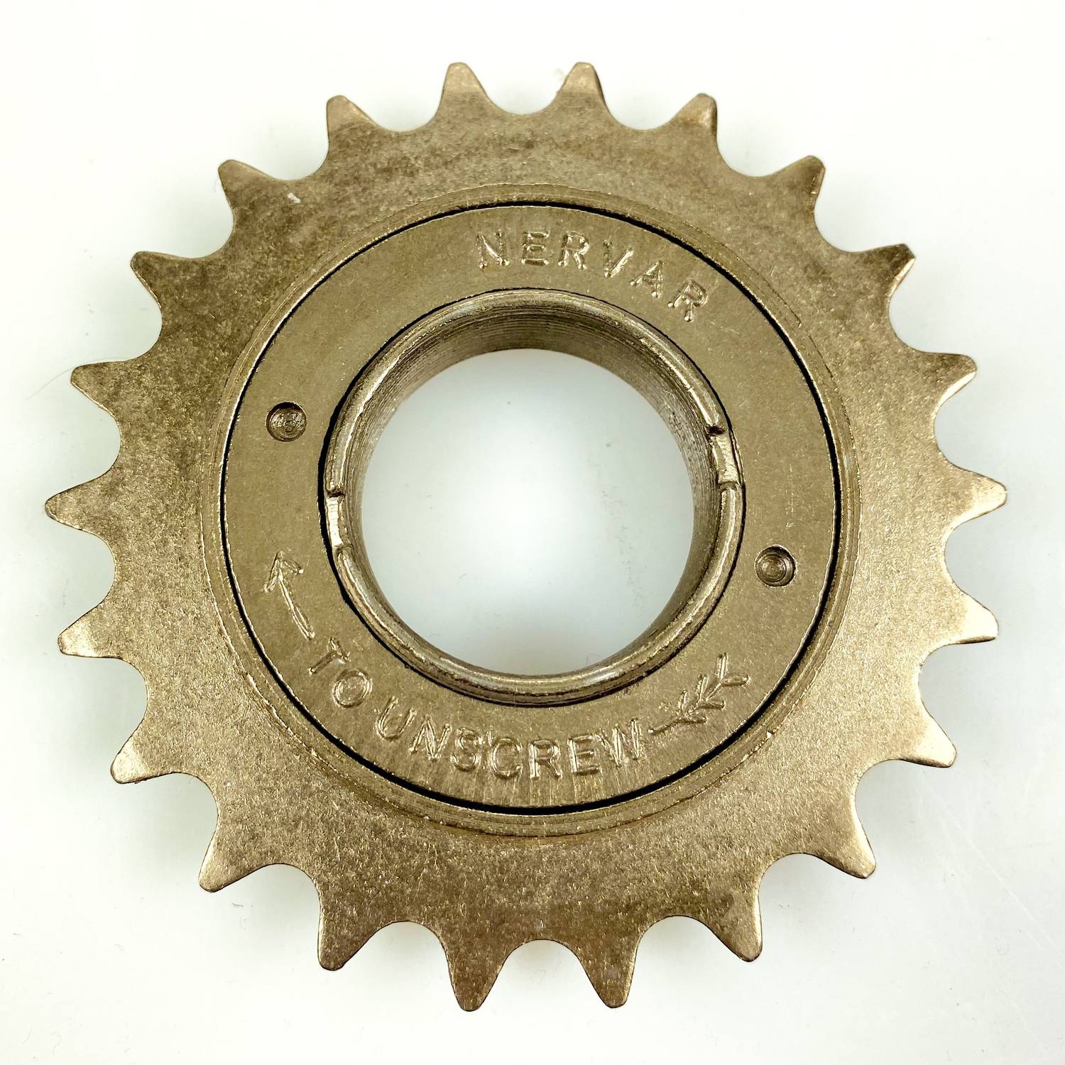 Freilaufzahnkranz 1/2X1/8 1-fach 16 Zähne, messingfarben