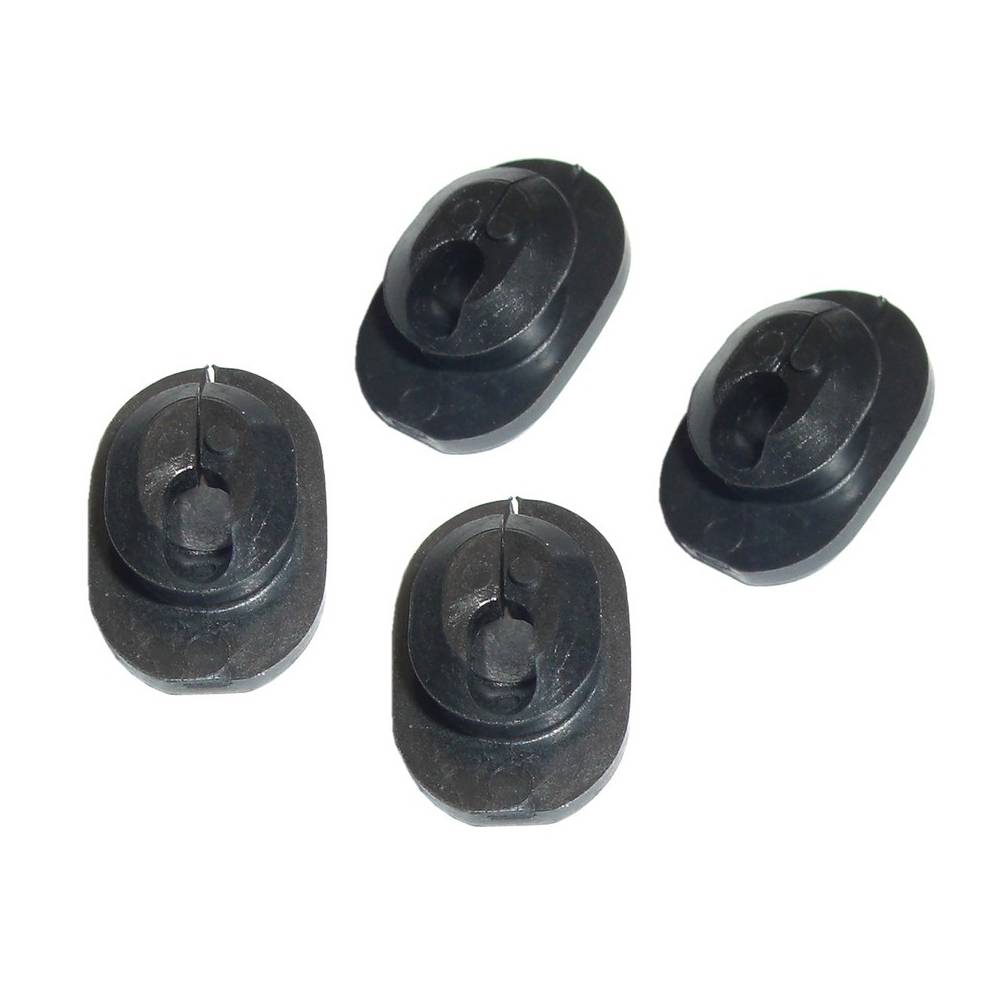 SHIMANO SMGM01 Ultegra Di2 Gummi-Tülle für Ultegra Di2, Ø 6 mm, für Kabel EW-SD50, schwarz (4er Pack)