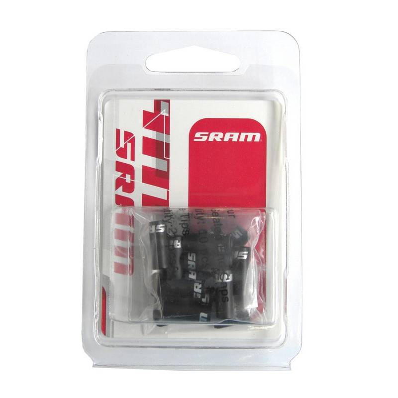 SRAM 00.7115.010.010 Endkappen Satz(10x4mm + 6x5mm + 4x Cable Tip), schwarz