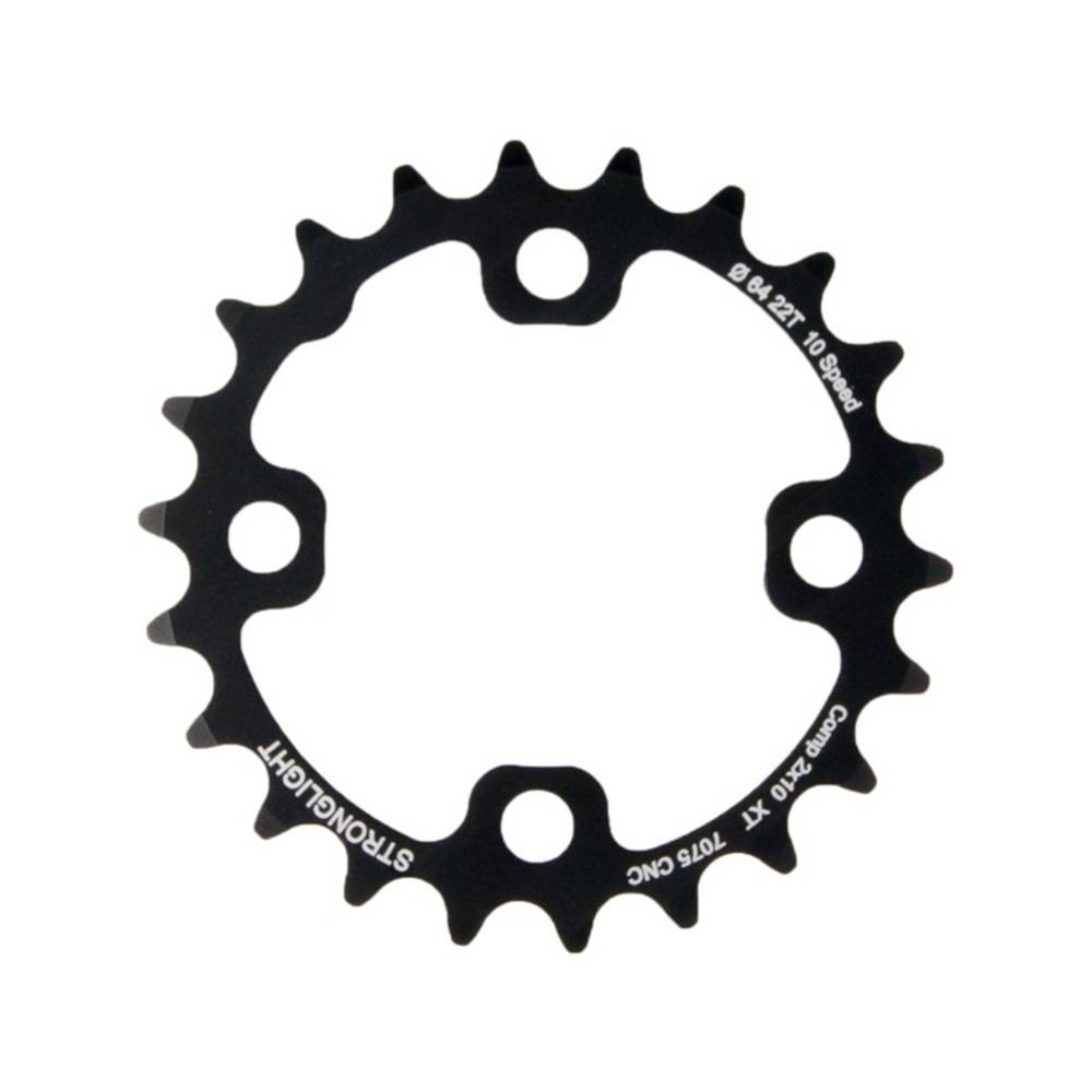 STRONGLIGHT 272706 Kettenblatt MTB Shimano 2x10 für XT FC M785 4-Arm innen 22(36) Zähne, schwarz