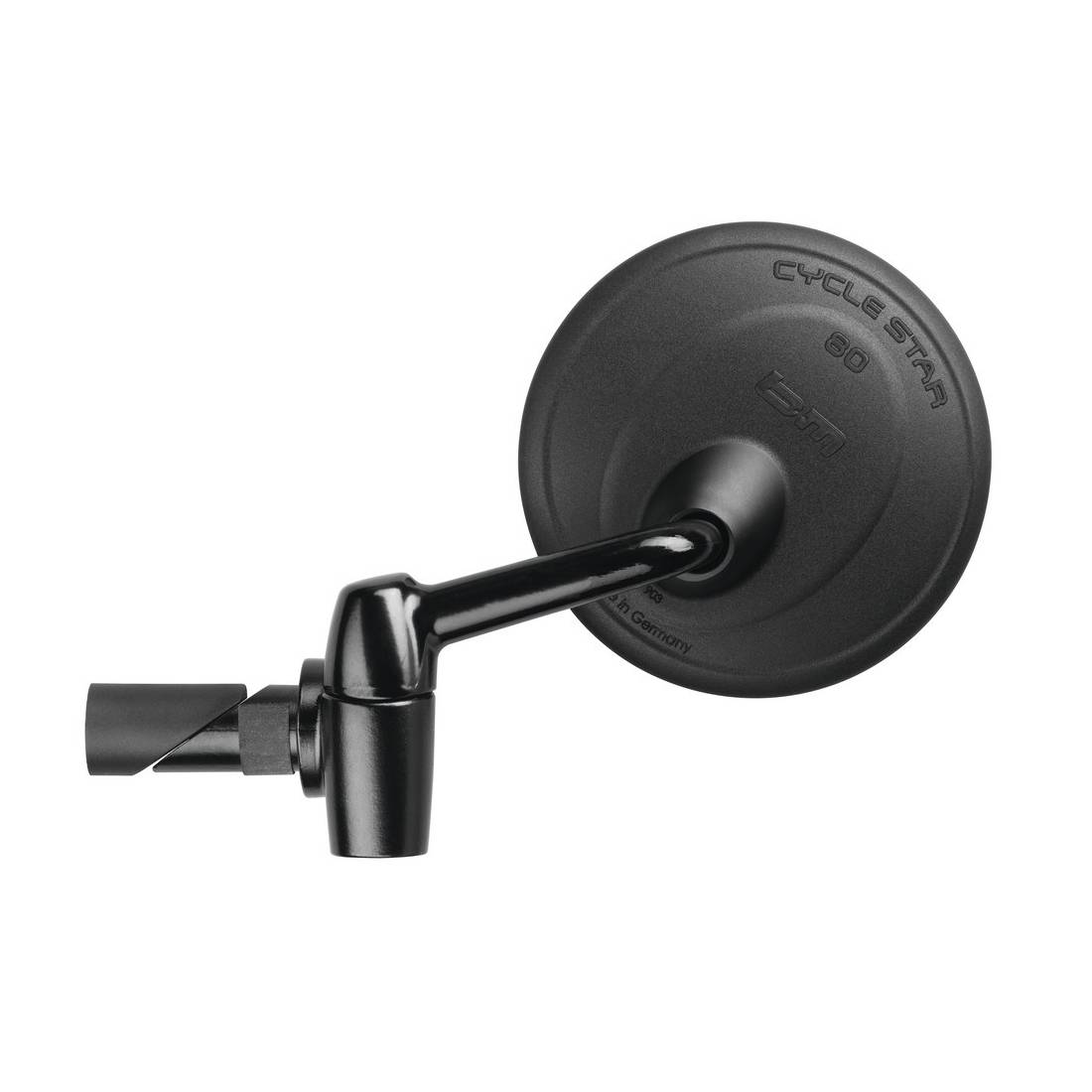 Busch & Müller 903/7 Fahrradspiegel Cycle Star Ø80mm Innenlenkerbefestigung, abklappbar, schwarz