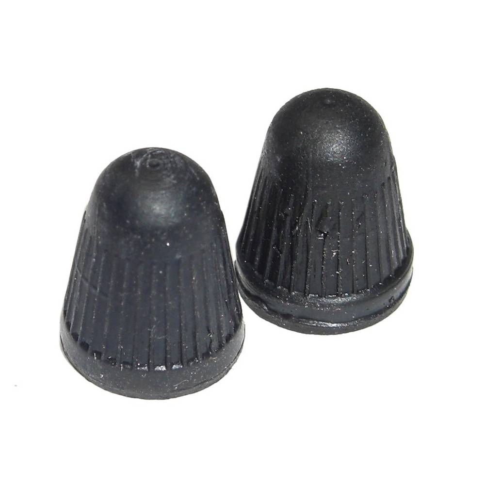 Staubkappe Gummi, schwarz (2er Pack)