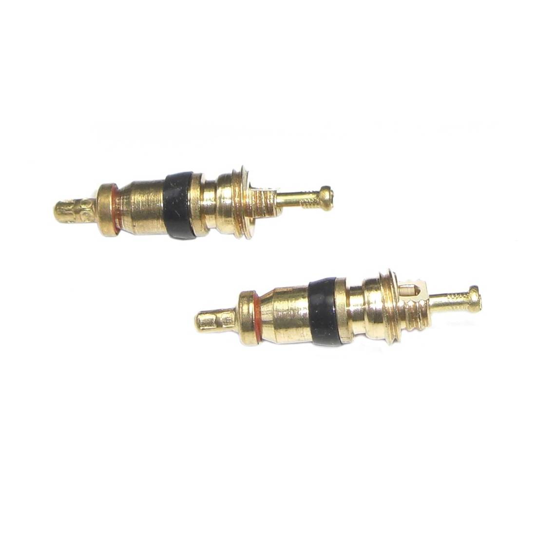 Ventileinsatz für Autoventil kurz, messingfarben (2er Pack)