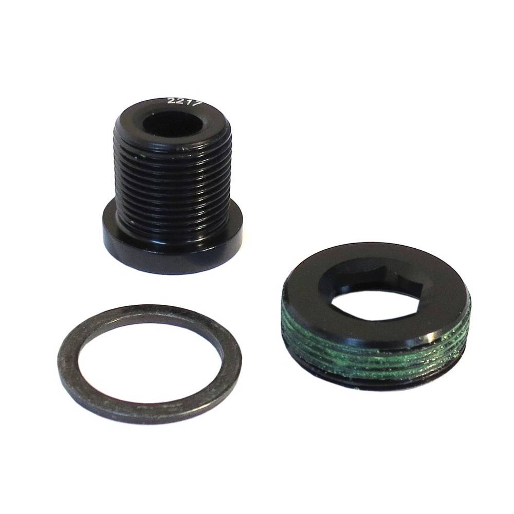 SRAM 11.6115.530.080 Kurbelschraube M15/M22 Alloy Self-Exracting GXP Blk 1, schwarz