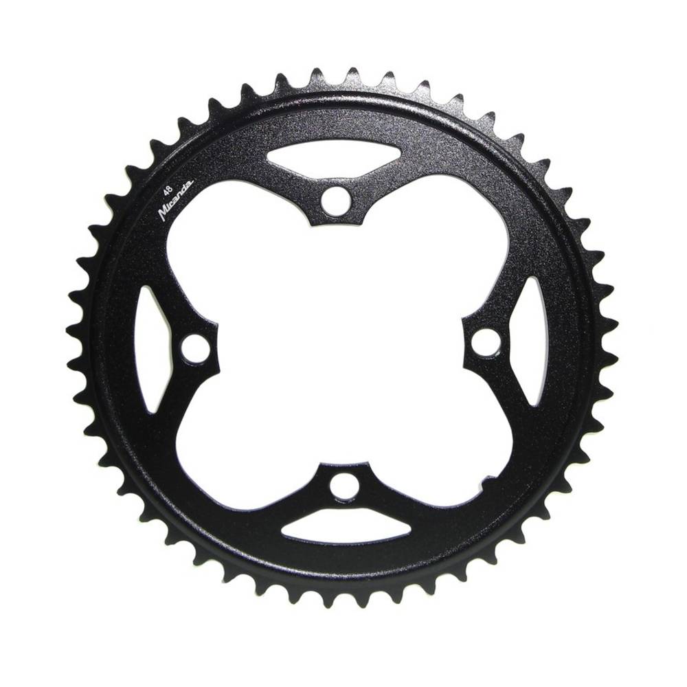 Miranda 6013480041857CJ Kettenblatt E-Bike für Bosch Motor Gen1 2014,48 Zähne,Alu, S-Pedelec, schwarz