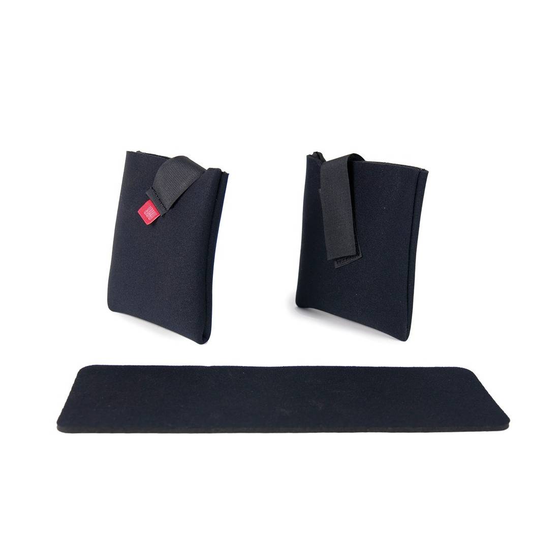 FAHRER Transport-Kratzschutzset für Pedale und Rahmenklemmung, schwarz (1 Set)