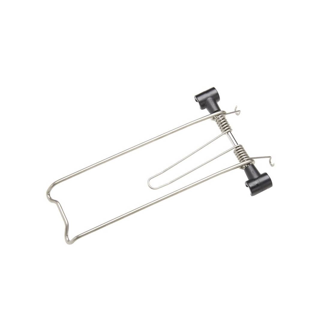 Racktime Federklappe Clampit Edelstahl für Standit, Addit, Foldit, Tourit,Topit, silber