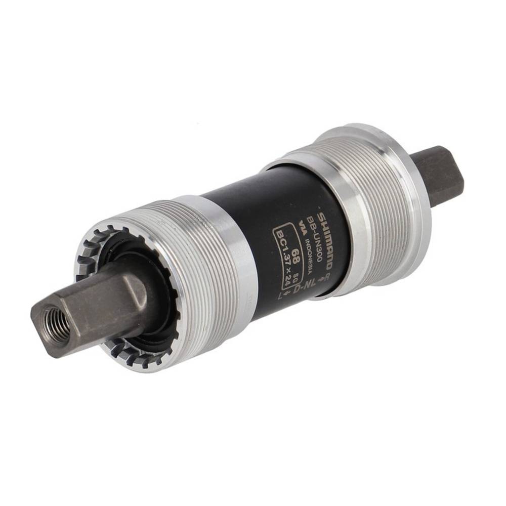 SHIMANO Kompaktinnenlager 68/122,5mm BBUN300 BSA 4-Kant, schwarz/grau