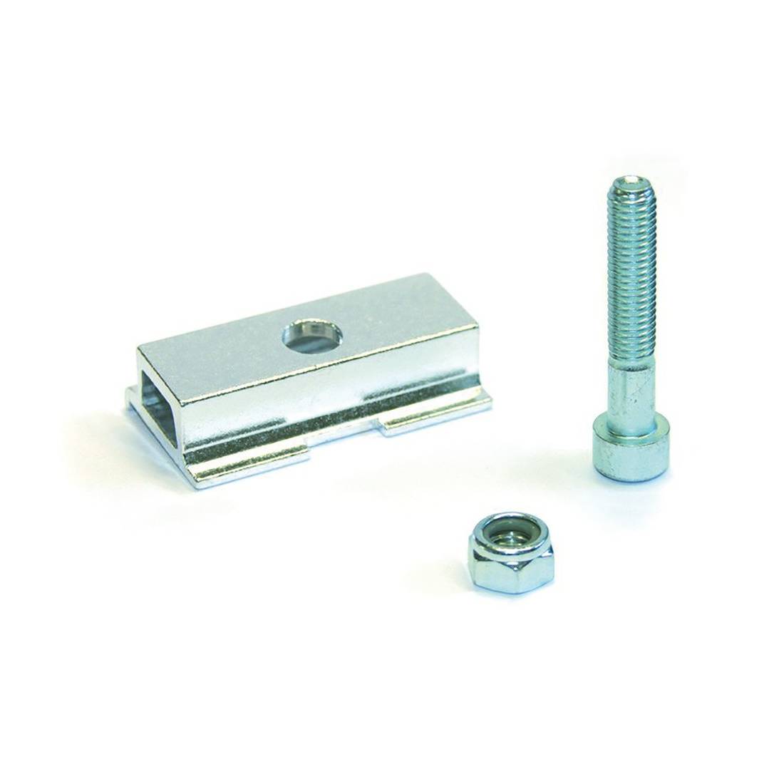 URSUS Ständer Adapterplatte "Gazelle" für Mittelbauständer, mit Schraube M8x45, silber, 3-teilig (1 Set)