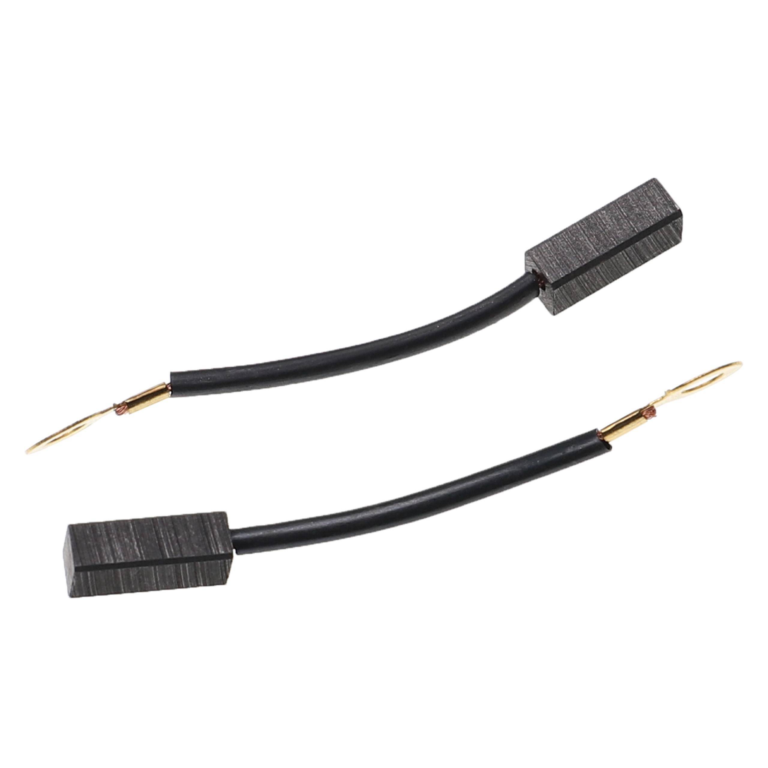 vhbw 2x Kohlebürste Motorkohle Schleifkohle 6,3 x 5 x 14mm kompatibel mit Fein MSH 636 Elektrowerkzeug / Trennschleifer / Stichsäge