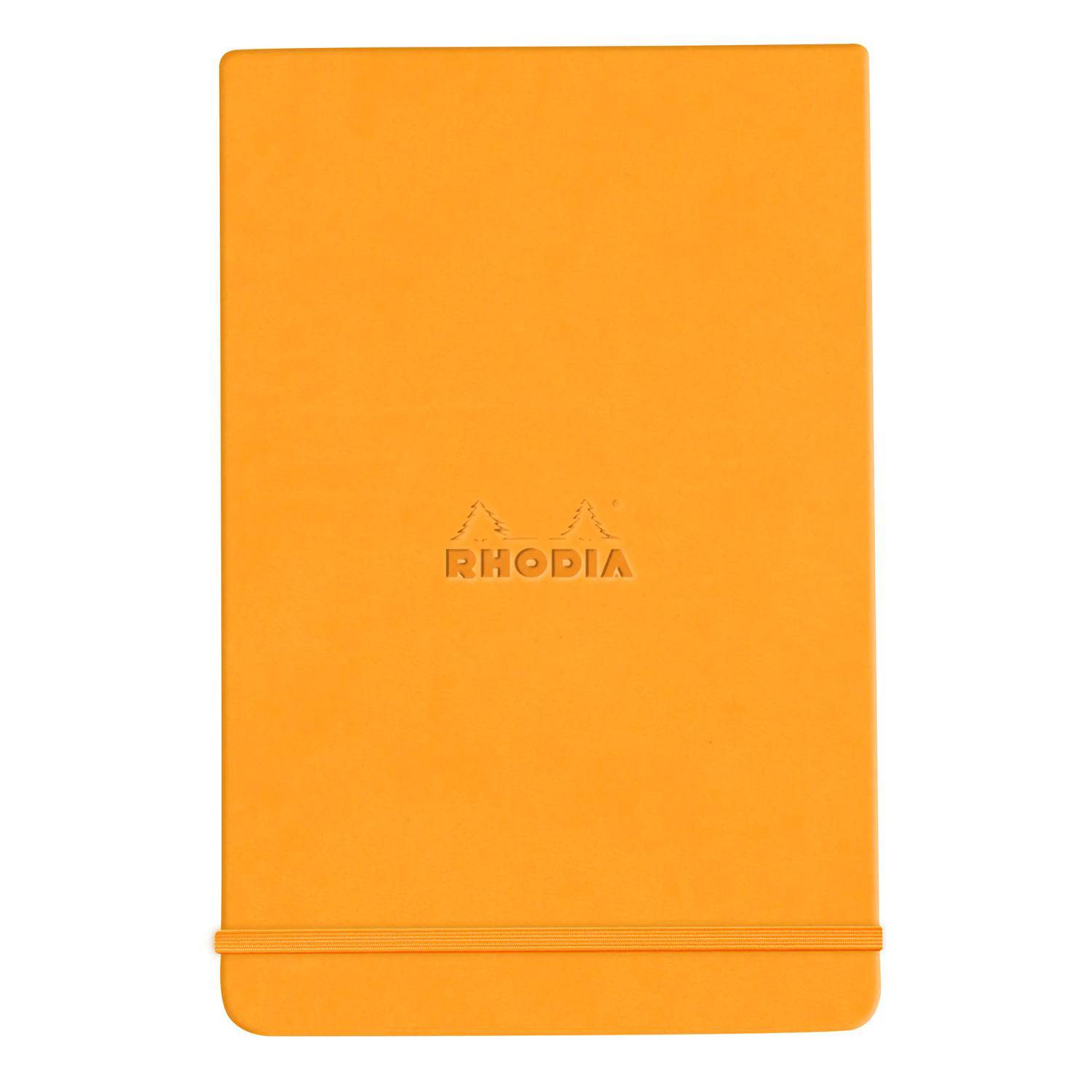 Rhodia Webnotepad 9x14 cm, 96 Bl liniert, mikroperforiert, 90g, Orange 118348C