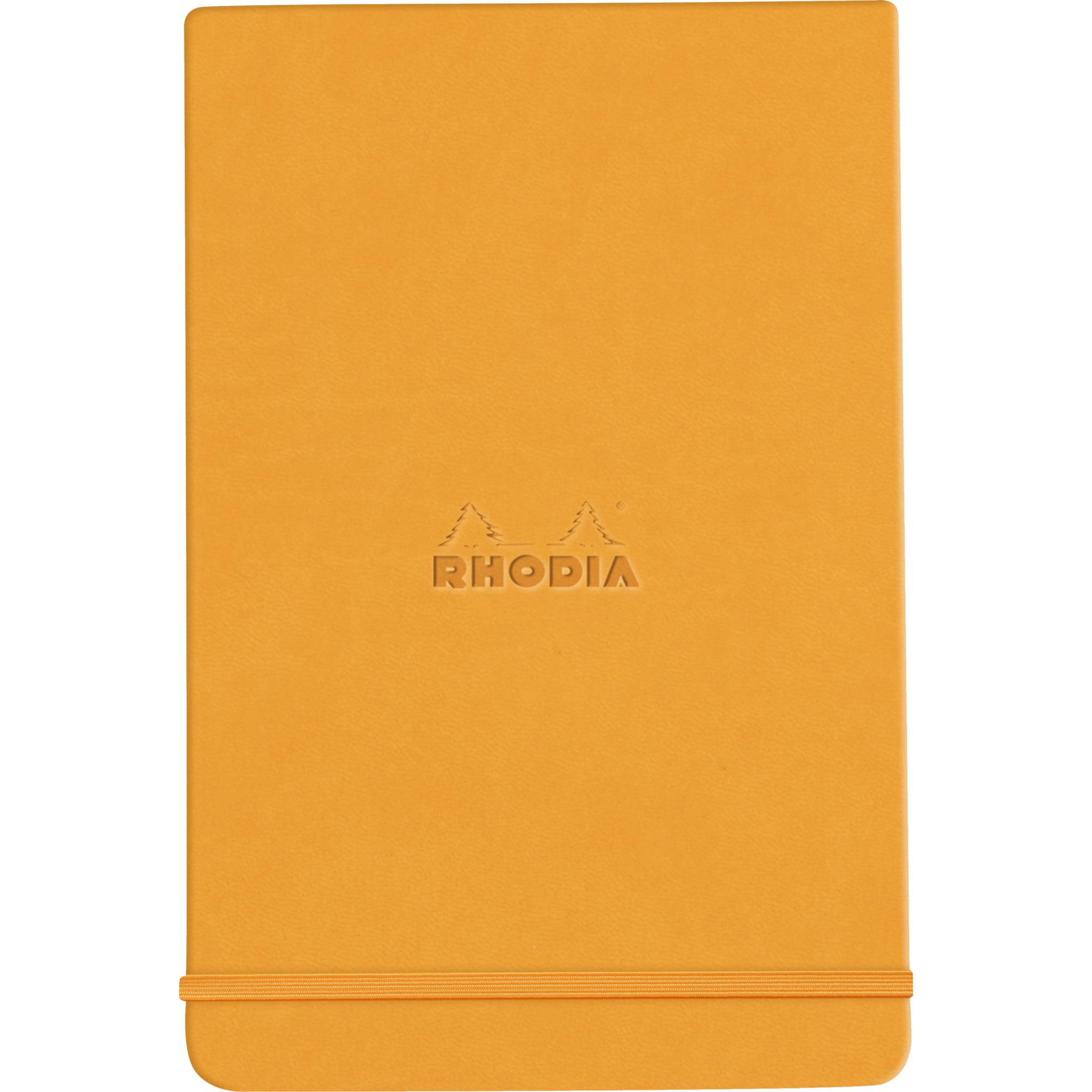 Rhodia Webnotepad 9x14 cm, 96 Bl liniert, mikroperforiert, 90g, Orange 118308C