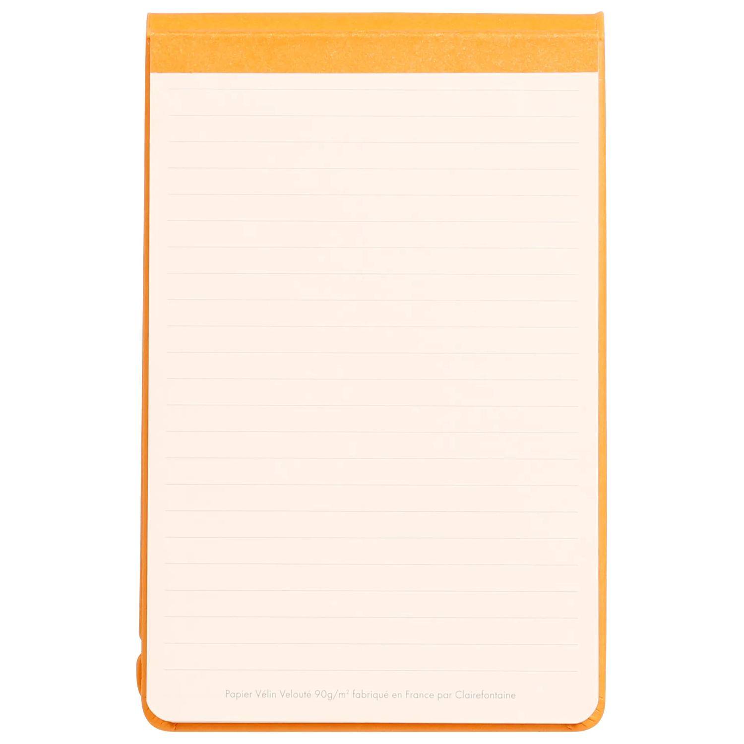 Rhodia Webnotepad 9x14 cm, 96 Bl liniert, mikroperforiert, 90g, Orange 118348C