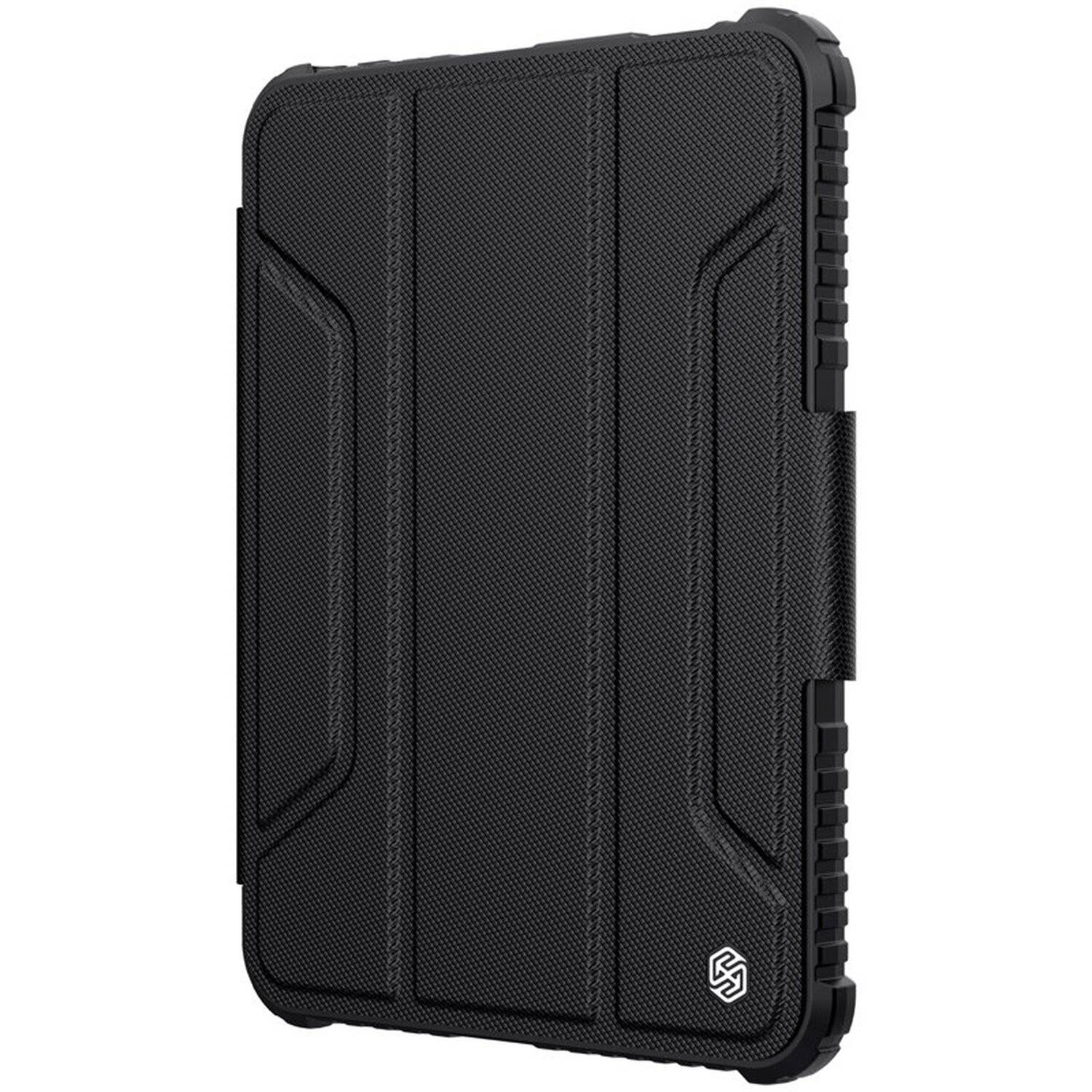 Nillkin Bumper Leather Case Pro GeSchutztes Smart Cover mit Kameratasche und Ständer für iPad Mini 2021