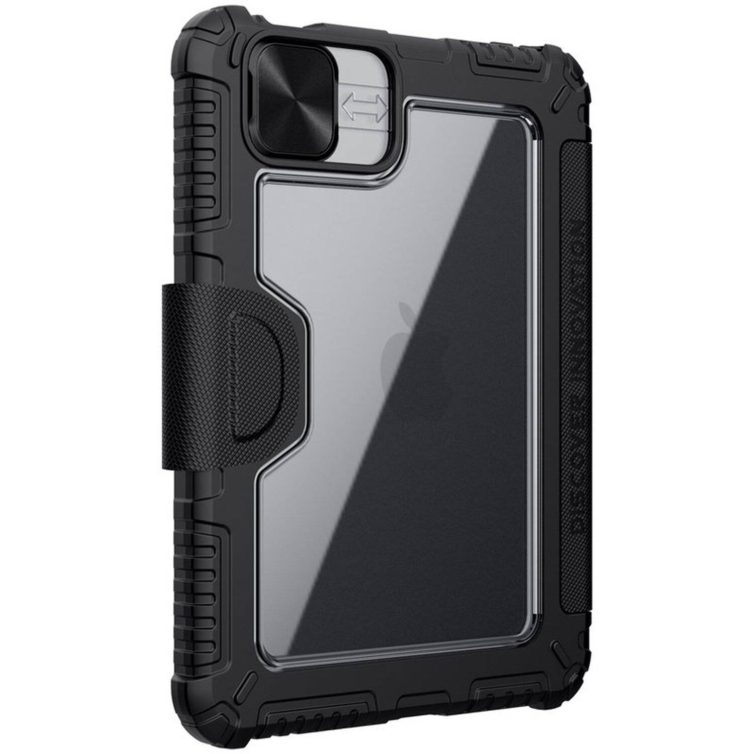 Nillkin Bumper Leather Case Pro GeSchutztes Smart Cover mit Kameratasche und Ständer für iPad Mini 2021