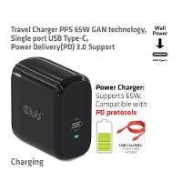 Club 3D Reiseladegerät 1xUSB Typ C PD 65W retail - Ladegerät