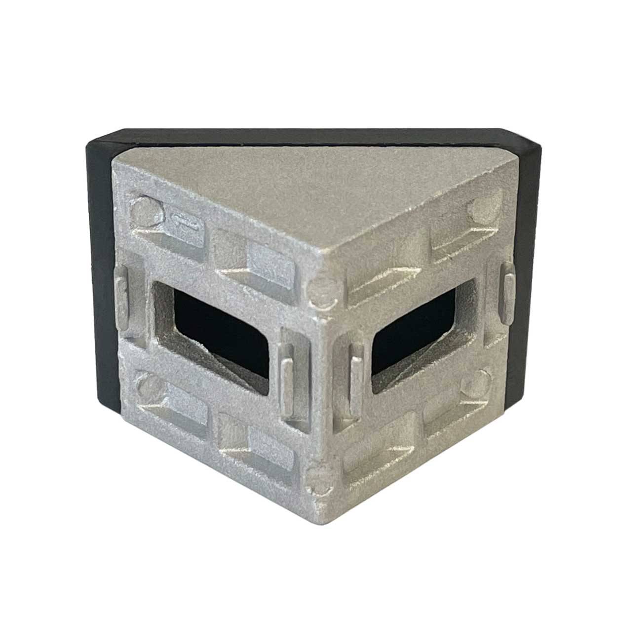 SCHMIDT systemprofile Eckwinkel Nut 8 Aluminium Winkel Profil-Verbinder Eckverbinder Abdeckkappe Aluprofil-Zubehör