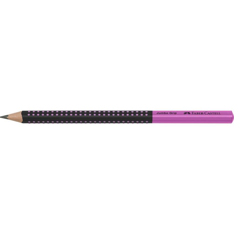 FABER-CASTELL Bleistift Jumbo GRIP TWO TONE, pink